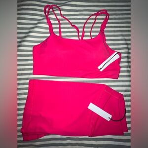 Paragon Fitwear RecStretch Icon 5” Short and Radiate Bra in Passion Size M